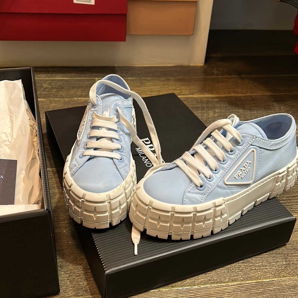 Prada calzature donna nylon shoes